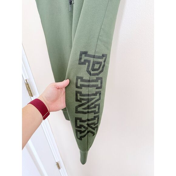 PINK Victoria’s Secret Olive Green Skinny Joggers - Medium - Picture 5 of 13